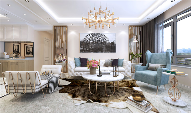 外灘三號115平「歐式風格」裝修案例(一)