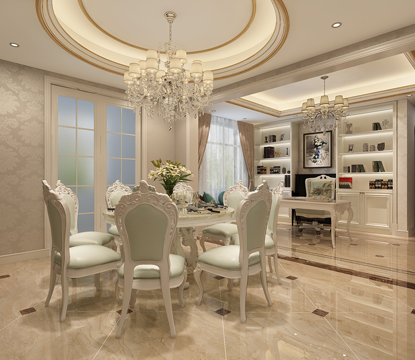 中海尚城176平「歐式風格」裝修案例(二)