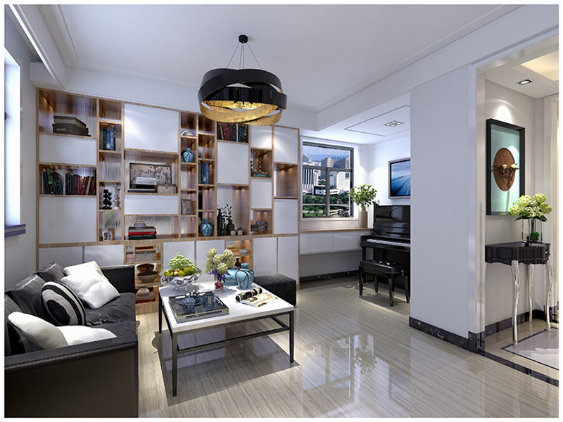 陽光100園區69平「現代風格」裝修案例(三)