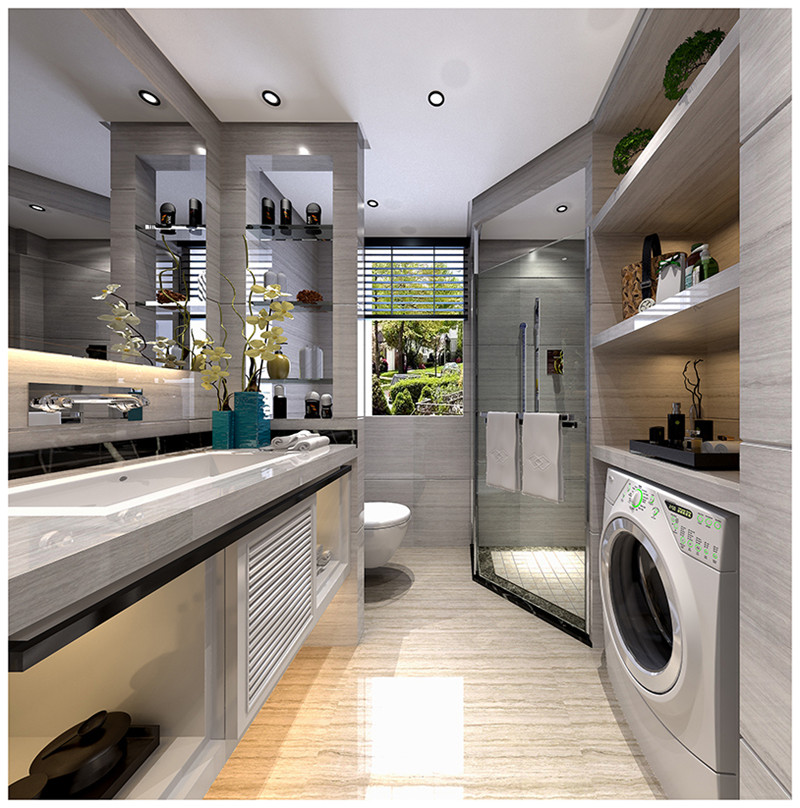 陽光100園區69平「現代風格」裝修案例(四)