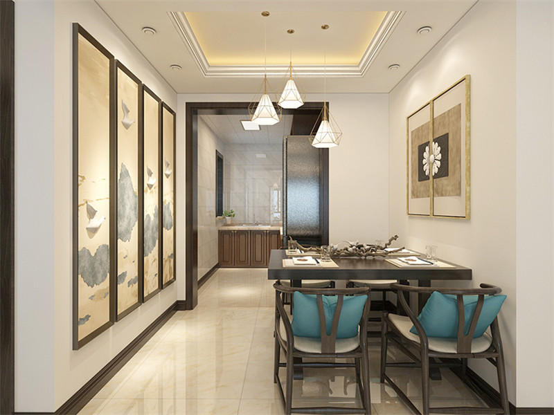 玉祥明居118平「新中式」風格裝修案例(四)