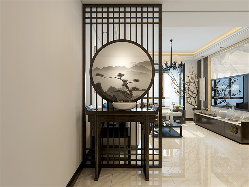 玉祥明居118平「新中式」風格裝修案例(五)
