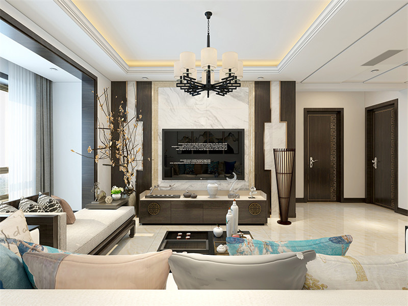 玉祥明居118平「新中式」風格裝修案例(六)