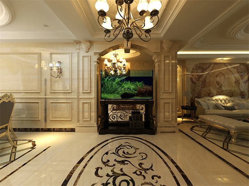 萬科藍(lán)橋圣菲245平米「奢華歐式」裝修案例(三)