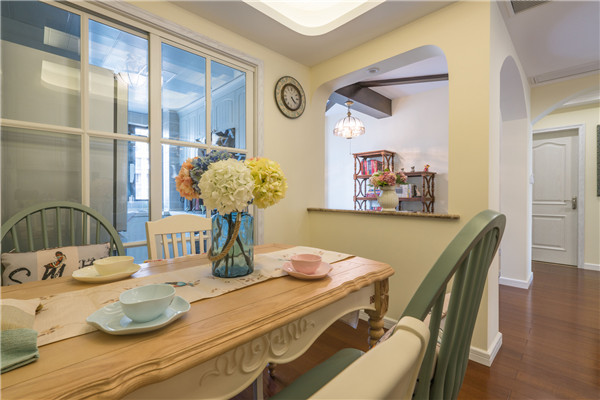 沈陽裝修公司85平米兩室「田園風(fēng)格」裝修案例圖