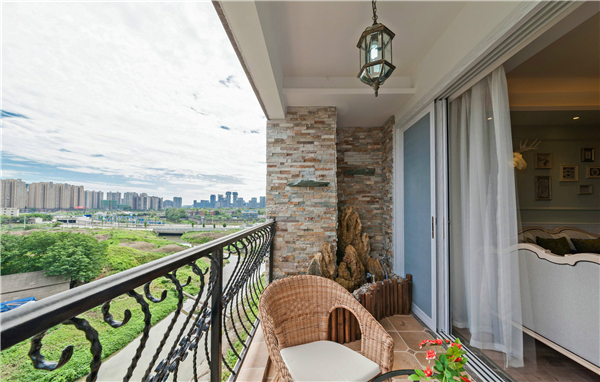 沈陽裝修公司120平「美式風(fēng)格」裝修案例圖