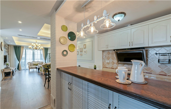 沈陽裝修公司120平「美式風(fēng)格」裝修案例圖