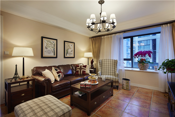 沈陽裝修公司129平「美式風格」裝修案例圖