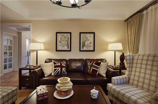 沈陽裝修公司129平「美式風格」裝修案例圖