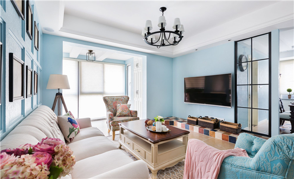 沈陽(yáng)裝修公司135平米「田園風(fēng)格」裝修案例圖