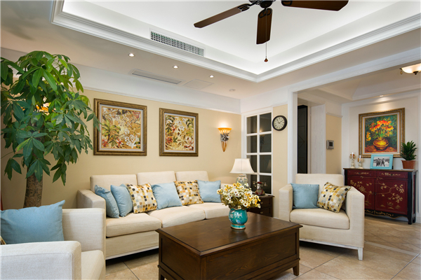 沈陽裝修116平「美式風格」裝修案例圖