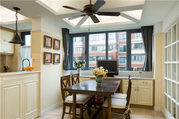 沈陽裝修116平「美式風格」裝修案例圖