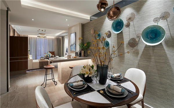 沈陽(yáng)-尚景新世界156平「輕奢風(fēng)格」裝修設(shè)計(jì)案例圖