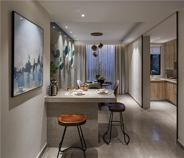 沈陽(yáng)-尚景新世界156平「輕奢風(fēng)格」裝修設(shè)計(jì)案例圖